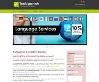 Traduspanish.com(▷ EMPRESA DE TRADUCCIÓN) Screenshot