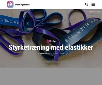 TraenhJemme.dk(Træn hjemme) Screenshot