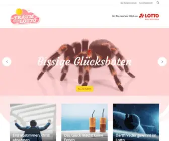 Traeumdichlotto.de(LOTTO BW Corporate Blog) Screenshot