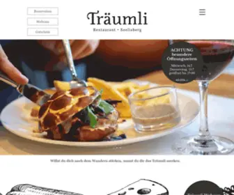 Traeumli-Seelisberg.ch(Restaurant Träumli Seelisberg) Screenshot