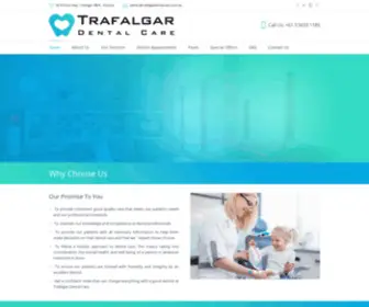 Trafalgardentalcare.com.au(Dentist in Trafalgar) Screenshot