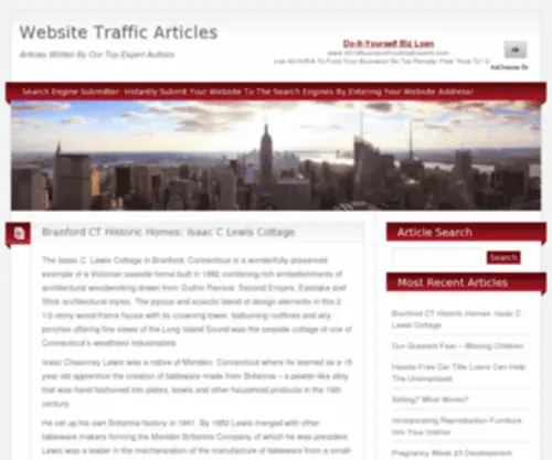 Traffic-Generation-Techniques.com(De beste bron van informatie over traffic) Screenshot