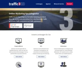 Traffic3.net(Online Marketing Agentur in Wien) Screenshot