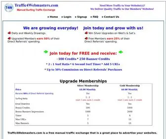 Traffic4Webmasters.com(Free manual traffic exchange) Screenshot