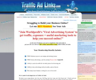 Trafficadlinks.com(Traffic Ad Links) Screenshot