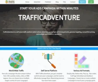 Trafficadventure.net(Display ads) Screenshot