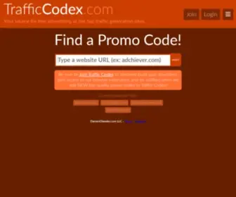 Trafficcodex.com(Traffic Codex) Screenshot