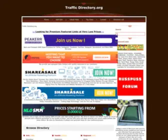 TraffiCDirectory.org(Traffic Directory.org) Screenshot