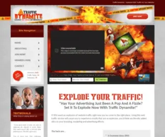 TraffiCDynamite.com(FREE Website Traffic) Screenshot