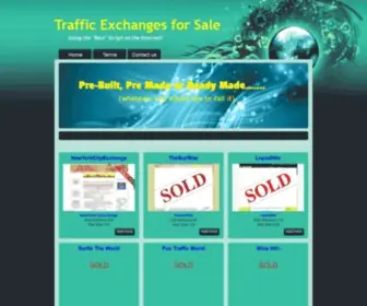 Trafficexchangesforsale.com(Traffic Exchanges For Sale) Screenshot