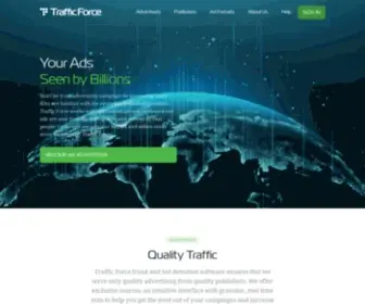 TrafficForce.com(Online Marketing & Advertising) Screenshot