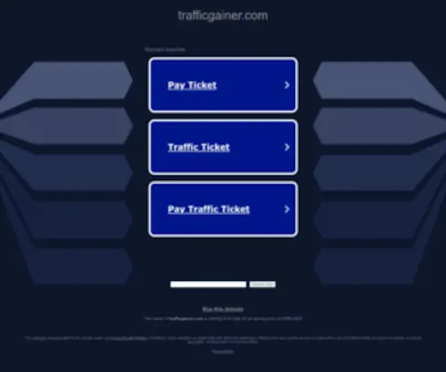 TrafficGainer.com(TrafficGainer) Screenshot