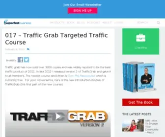 TrafficGrab.com(Systematic Traffic Grabbing Strategies) Screenshot