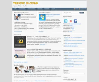 Trafficisgold.com(Social Media Marketing & Search Engine Optimization (SEO) Guide) Screenshot