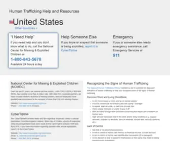 Trafficking.help(Human Trafficking Help and Resources in Netherlands) Screenshot