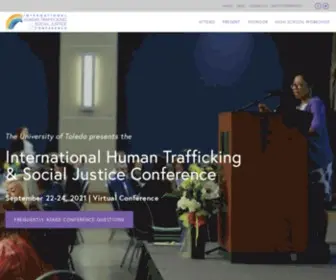 Traffickingconference.com(International Human Trafficking and Social Justice Conference) Screenshot