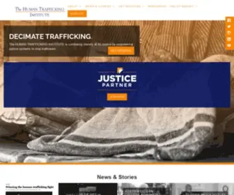 Traffickinginstitute.org(Getting to the root of the problem) Screenshot