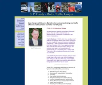 Trafficlaw.com.au(Motor Traffic Law in Victoria) Screenshot