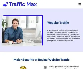 Trafficmax.co(Your one stop shop for your web traffic needs) Screenshot