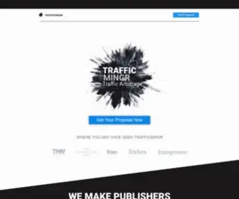 Trafficmngr.com(Traffic Arbitrage) Screenshot