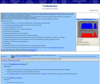 Trafficmonitor.de(TrafficMonitor, Aufzeichnung/Messung der Traffic/Datenmenge für DFÜ) Screenshot