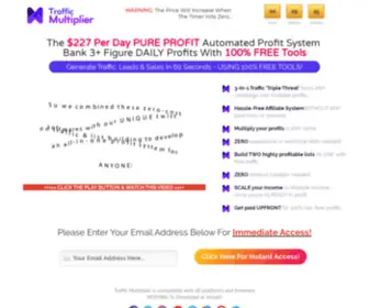 Trafficmultiplier.net(Trafficmultiplier) Screenshot