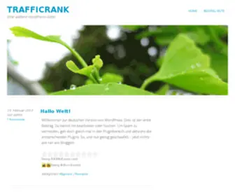 Trafficrank.de(Eine weitere WordPress) Screenshot