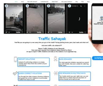 Trafficsahayak.com(Traffic Violations) Screenshot