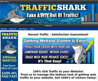 Trafficshark.net(Guaranteed Web Traffic by traffic shark) Screenshot