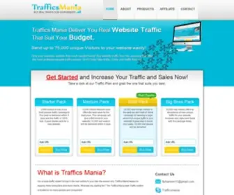 Trafficsmania.com(Trafficsmania) Screenshot