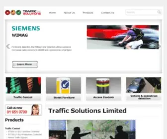 Trafficsolutions.ie(Installation and maintenance of traffic control systems) Screenshot