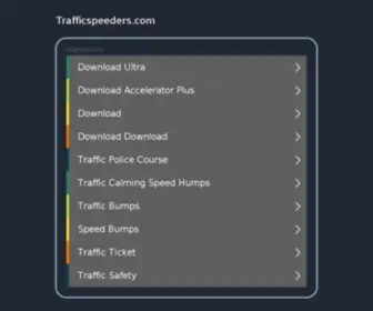 Trafficspeeders.com(Trafficspeeders) Screenshot