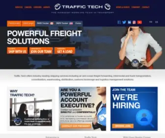 Traffictech.com(Freight, Transport, Warehousing & Logistics) Screenshot