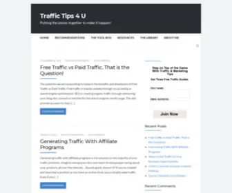 Traffictips4U.com(Traffic Tips 4 U) Screenshot