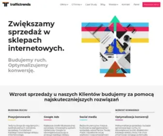 Traffictrends.pl(Marketing i reklama sklepów internetowych) Screenshot