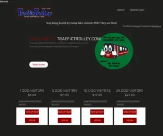 Traffictrolley.com(Purchase Website Traffic) Screenshot