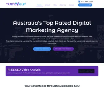 TrafficValley.com.au(We have a simple vision) Screenshot