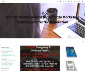 Trafficzone100.com(Worldprofit Work From Home) Screenshot