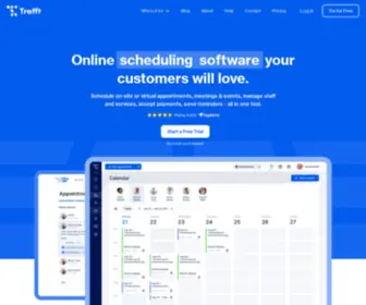 Trafft.com(Premium Scheduling and Booking Software) Screenshot