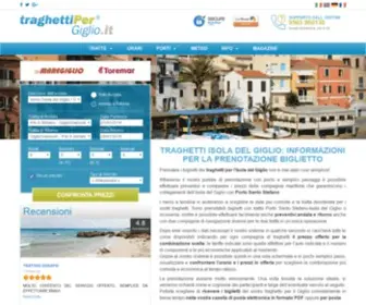 Traghetti-Giglio.it(Traghetti Giglio: compara i prezzi e prenota il biglietto per l’isola ✅) Screenshot