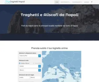 Traghetti-Napoli.net(Biglietti e orari Traghetti e Aliscafi) Screenshot