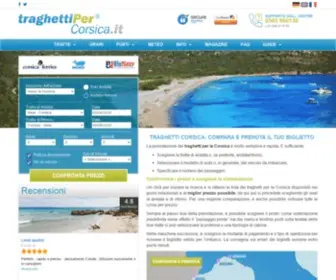 Traghettiper-Corsica.it(Prenotazioni Traghetti per la Corsica) Screenshot