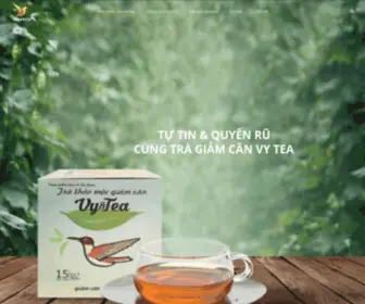 Tragiamcanvytea.vn(Trà giảm cân Vy Tea) Screenshot