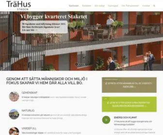 Trahusstaden.se(Trähusstaden) Screenshot