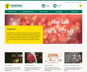 Traidcraft.co.uk(Fair Trade) Screenshot