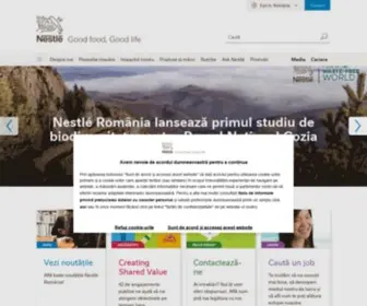 Traiestecugust.ro(Bine ati venit la Nestle) Screenshot