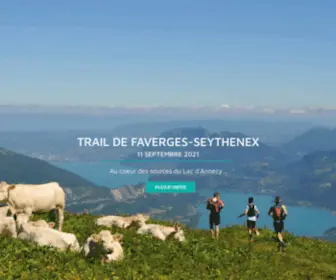 Trail-Faverges.com(Trail de Faverges) Screenshot