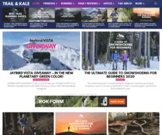 Trailandkale.com(Trail & Kale Running Co) Screenshot