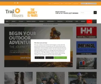 Trailblazers.ie(Shop the leading outdoor and cycling brands with Trailblazers Outd) Screenshot