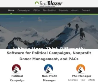 Trailblz.com(Trail Blazer Campaign Services) Screenshot